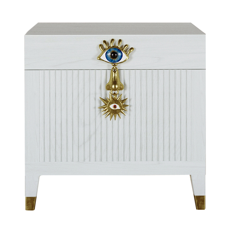 Сундук Eye Elsa Dreams White Белый Золотой Сундук Eye Elsa Dreams White Белый Золотой в Сочи | Loft Concept