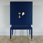 Кабинетный шкаф Elsa Dreams Blue с 2-мя ящиками варинант исполнения - 5 | Loft Concept в Сочи