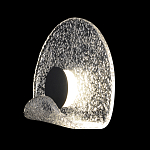 Бра из текстурированного прозрачного стекла с изогнутым краем Textured Glass  варинант исполнения - 1 | Loft Concept в Сочи