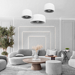 Подвесной светильник с круглым рельефным абажуром Sergey Makhno варинант исполнения - 6 | Loft Concept в Сочи