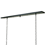 Люстра прямоугольная с 4-мя прозрачными цилиндрическими плафонами  Stamped Cylinders варинант исполнения - 2 | Loft Concept в Сочи