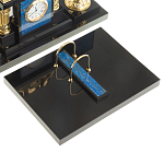 Настольный письменный набор из лазурита с декором в виде льва Golden Lion варинант исполнения - 3 | Loft Concept в Сочи