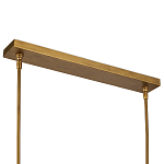 Люстра линейная полукруглой формы Wooden Horseshoe варинант исполнения - 5 | Loft Concept в Сочи