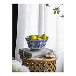 Чаша белая с синим цветочным узором Chino Dishes варинант исполнения - 2 | Loft Concept в Сочи