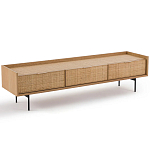 ТВ-тумба с плетеным декором Buckley Wicker TV Stand варинант исполнения - 2 | Loft Concept в Сочи