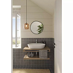 Зеркало круглое с асимметрией Light Reflection варинант исполнения - 2 | Loft Concept в Сочи