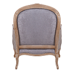Кресло Ava Classical Armchair brown and grey velour варинант исполнения - 3 | Loft Concept в Сочи