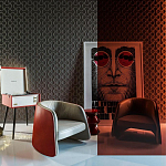 Гипсовая 3D Панель M-18 варинант исполнения - 1 | Loft Concept в Сочи