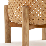 Кашпо на ножках из бамбука Bamboo Decor варинант исполнения - 3 | Loft Concept в Сочи