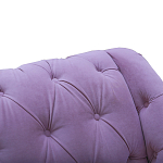 Кушетка фиолетовая с мягкой обивкой из велюра Michael Couch варинант исполнения - 4 | Loft Concept в Сочи