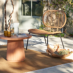 Садовое кресло из искусственного ротанга Mills Rattan Wicker Chair варинант исполнения - 8 | Loft Concept в Сочи