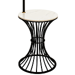 Торшер с абажуром и приставным столом Fazio Lighting and Furniture Floor Lamp варинант исполнения - 2 | Loft Concept в Сочи