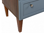 Комод серый из массива бука с 3-мя ящиками Wenge Light варинант исполнения - 4 | Loft Concept в Сочи