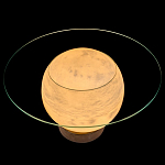 Торшер - журнальный стол Cryptocrystalline Stone варинант исполнения - 7 | Loft Concept в Сочи