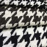 Мебельная ткань Жаккард черно-белый принт 145 см T1-3 варинант исполнения - 1 | Loft Concept в Сочи