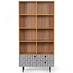 Широкий стеллаж с принтом Elise Rack варинант исполнения - 4 | Loft Concept в Сочи