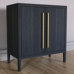 Современный Буфет Primo с 2 дверцами Черный дуб варинант исполнения - 2 | Loft Concept в Сочи