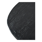 Столик кофейный черного цвета с овальной столешницей и круглым основанием Black Dalmen Table варинант исполнения - 7 | Loft Concept в Сочи