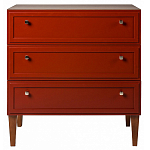 Комод красный из массива бука с 3-мя ящиками Wenge Light варинант исполнения - 2 | Loft Concept в Сочи