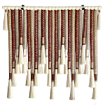 Декор настенный в Эко стиле с кисточками wall panel Thread brushes варинант исполнения - 2 | Loft Concept в Сочи