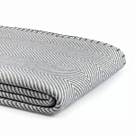 Плед из шерсти мериноса серого цвета 130×180 см Gray Waves варинант исполнения - 2 | Loft Concept в Сочи