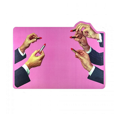 Салфетка под приборы Seletti Pink Lipstick Салфетка под приборы Seletti Pink Lipstick