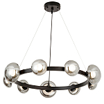 Светодиодная кольцевая люстра IONA Сhandelier black варинант исполнения - 2 | Loft Concept в Сочи