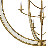 Люстра круглая с состаренными зеркальными элементами на корпусе Sample of Purity варинант исполнения - 1 | Loft Concept в Сочи