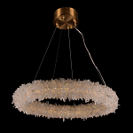 Люстра круглая с натуральным горным хрусталем Crystal Shimmer варинант исполнения - 1 | Loft Concept в Сочи