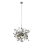 Подвесной светильник с металлическими круглыми элементами Terzani Argent варинант исполнения - 3 | Loft Concept в Сочи