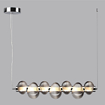 Подвесной светильник линейный с 7-ю рифлеными стеклянными шарами Marcelh Light варинант исполнения - 8 | Loft Concept в Сочи