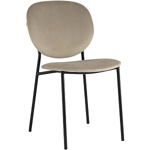 Стул Stanley Chair Бежевый Велюр