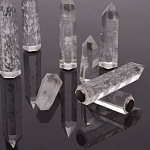 Люстра с двумя кольцами черного цвета с хрустальными элементами QUARTZ CRYSTAL варинант исполнения - 13 | Loft Concept в Сочи