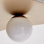 Люстра круглая с 2-мя металлическими абажурами Andromeda варинант исполнения - 3 | Loft Concept в Сочи