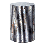 Столик с инкрустацией с перламутровым узором Dominic Black варинант исполнения - 1 | Loft Concept в Сочи