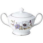 Чайный сервиз из фарфора с рисунком цветов на 6 персон 14 предметов Garden Whisper Porcelain Set  варинант исполнения - 4 | Loft Concept в Сочи