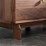 Прикроватный деревянный столик с ящиками Moon Walnut Furniture варинант исполнения - 4 | Loft Concept в Сочи