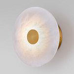 Бра светодиодный с мраморным рассеивателем латунь варинант исполнения - 2 | Loft Concept в Сочи