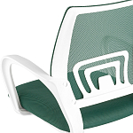 Офисное кресло с основанием из белого пластика Desk chairs Green варинант исполнения - 7 | Loft Concept в Сочи
