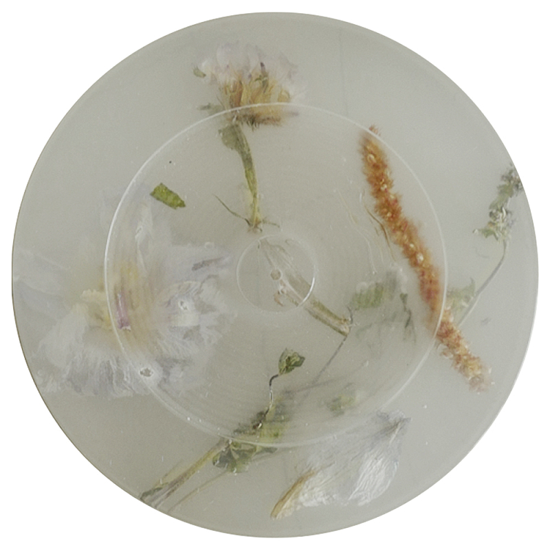 Круглая подставка под благовония из эпоксидной смолы с цветами белая Epoxy Resin Flowers Incense Stand White Белый Круглая подставка под благовония из эпоксидной смолы с цветами белая Epoxy Resin Flowers Incense Stand White Белый в Сочи | Loft Concept