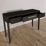 Элегантная Консоль Primo с выдвижным ящиком Темный орех варинант исполнения - 5 | Loft Concept в Сочи