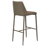 Стул барный с терракотовой обивкой из экокожи Spectacular High Chair варинант исполнения - 2 | Loft Concept в Сочи