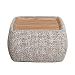 Столик прикроватный мягкий Soft Table from Chenille варинант исполнения - 1 | Loft Concept в Сочи