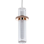 Подвесной светильник золото Odile Acrylic Tube Hanging Lamp Gold варинант исполнения - 1 | Loft Concept в Сочи