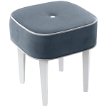 Квадратный мягкий пуф на белых ножках Winton Pouf Square варинант исполнения - 17 | Loft Concept в Сочи