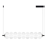 Светодиодный подвесной светильник линейный с белым воздушным плафоном Glowing Cloud варинант исполнения - 1 | Loft Concept в Сочи