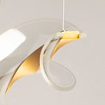 Люстра линейная с изогнутым плафоном Wave Line варинант исполнения - 10 | Loft Concept в Сочи