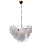 Люстра с лепестками из матового рифленого стекла Chandelier Water Lily варинант исполнения - 1 | Loft Concept в Сочи