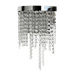 Бра Хром с каскадом сияющих кристаллов Shining Waterfall варинант исполнения - 1 | Loft Concept в Сочи