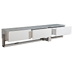 Тумба под телевизор со стеклянным фасадом Modern TumbvTV варинант исполнения - 2 | Loft Concept в Сочи